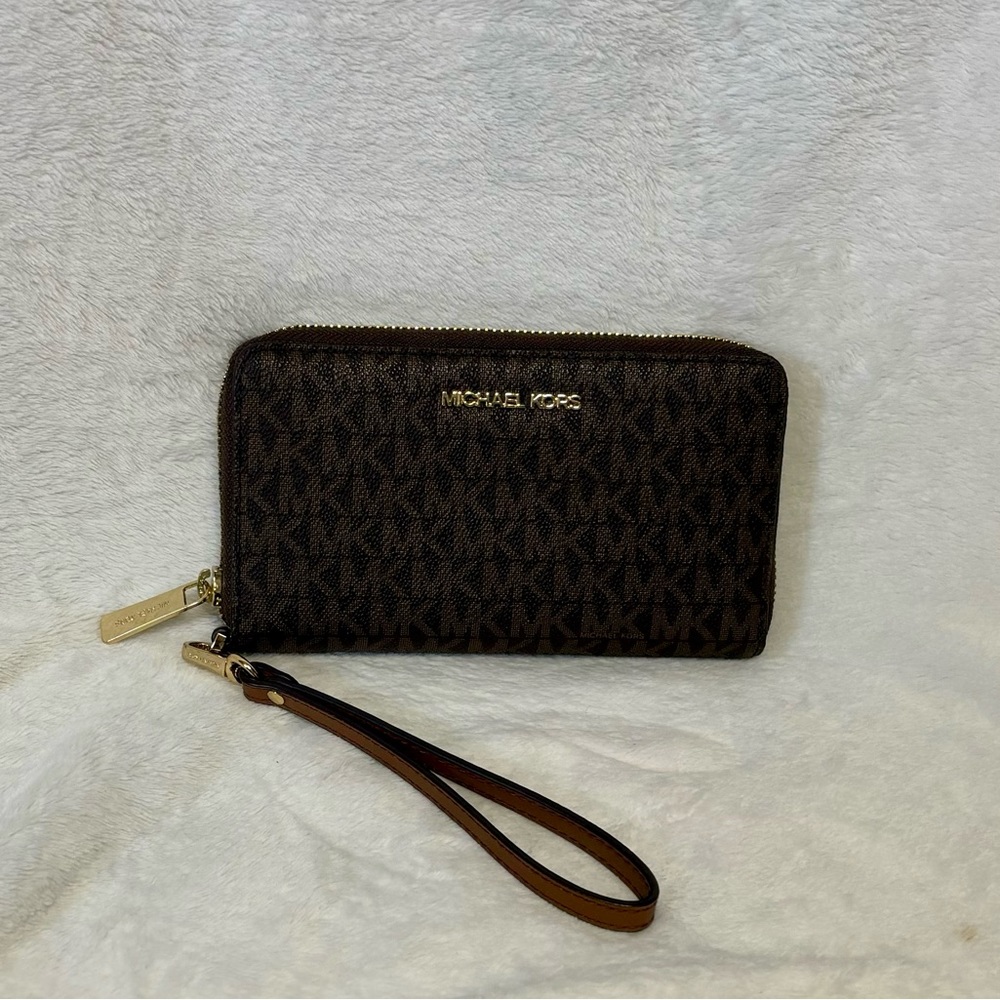 MICHAEL KORS WALLET - Brown & Tan